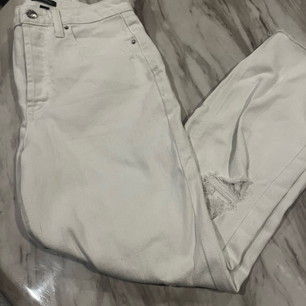Wild Fable White Straight Leg Jeans